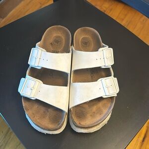 White Papillio birkenstocks